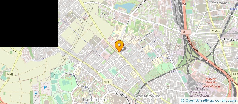 localisation de l'entreprise BATI STRASS à STRASBOURG