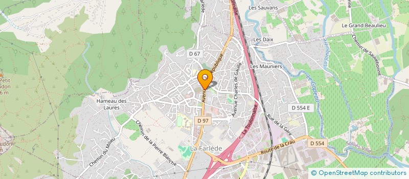 localisation de l'entreprise BATI'SUD & CIE  LA FARLEDE