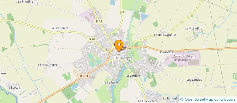 localisation de l'entreprise BATI SUD SARL à VIEILLEVIGNE