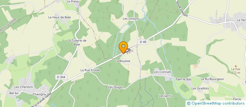 localisation de l'entreprise BATI T.2M  PARLY