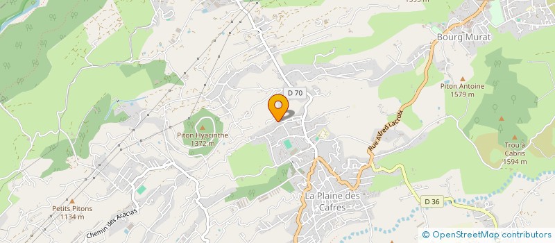 localisation de l'entreprise BATI T'HAUT  LE TAMPON