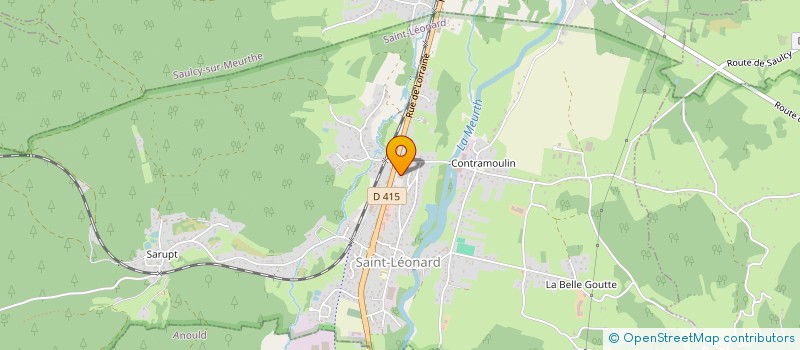 localisation de l'entreprise BATI T P à SAINT-LEONARD