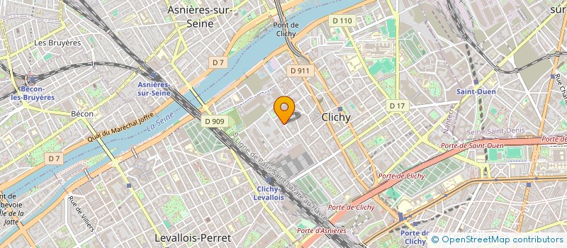 localisation de l'entreprise BATI-TAL à CLICHY