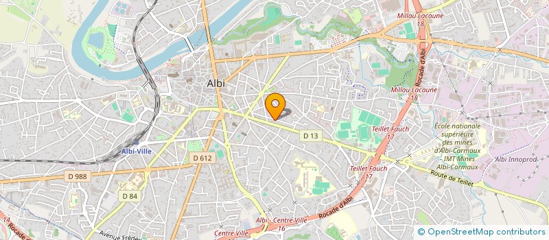 localisation de l'entreprise BATI TARN PATRIMOINE à ALBI