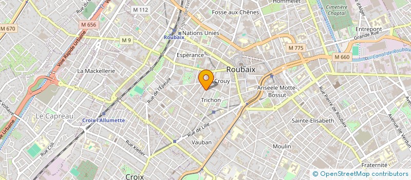 localisation de l'entreprise BATI TAVAREZ PRESTATION  ROUBAIX