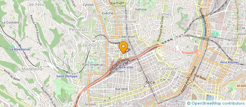 localisation de l'entreprise BATI TB à NICE