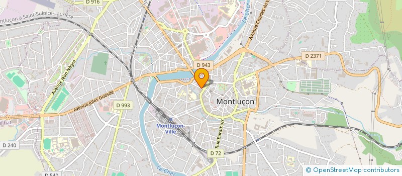 localisation de l'entreprise BATI-TECH 03 à MONTLUCON