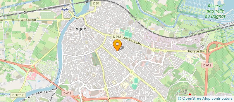 localisation de l'entreprise BATI TECH  AGDE