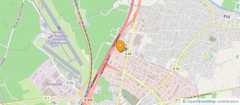 localisation de l'entreprise BATI-TECH  PERPIGNAN