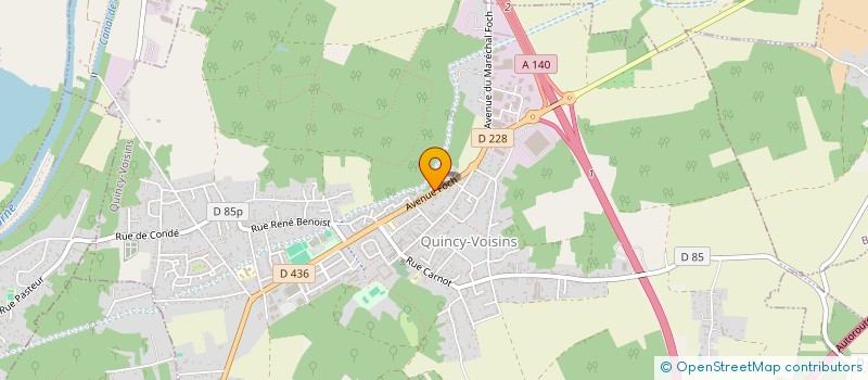 localisation de l'entreprise BATI TECH CONSTRUCTIONS CHOLET  QUINCY-VOISINS