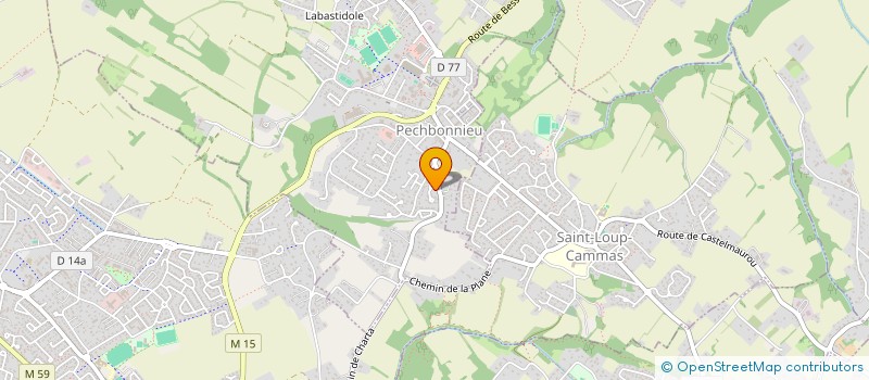 localisation de l'entreprise BATI TECH FORMATION à LAUNAGUET