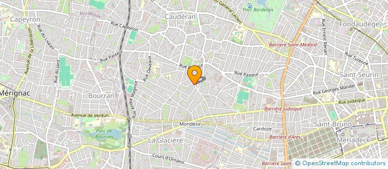 localisation de l'entreprise BATI TECHNI PLAN  BORDEAUX