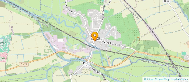 localisation de l'entreprise BATI-TERRAIN  DETTWILLER