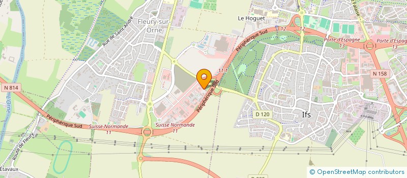 localisation de l'entreprise BATI TOIT à FLEURY-SUR-ORNE
