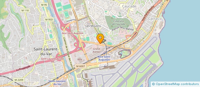 localisation de l'entreprise BATI TOP NET à NICE