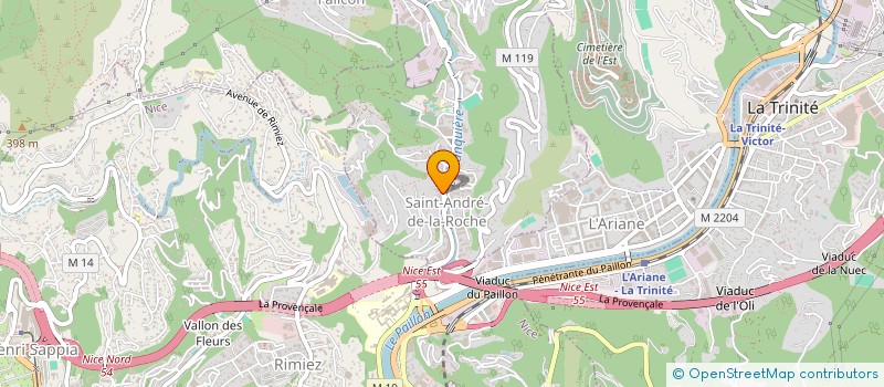 localisation de l'entreprise BATI TOUT  SAINT-ANDRE-DE-LA-ROCHE