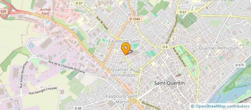 localisation de l'entreprise BATI TOUT à SAINT-QUENTIN