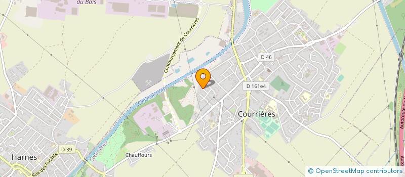 localisation de l'entreprise BATI TP DECOR à COURRIERES