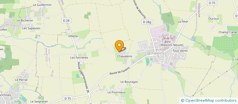 localisation de l'entreprise BATI TRADITION  ARS-SUR-FORMANS