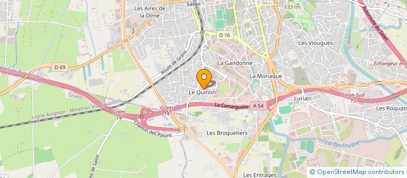 localisation de l'entreprise BATI TRADITION CONCEPT  SALON-DE-PROVENCE