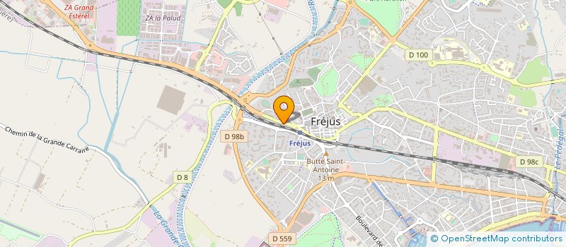localisation de l'entreprise BATI TRANSPORT à FREJUS