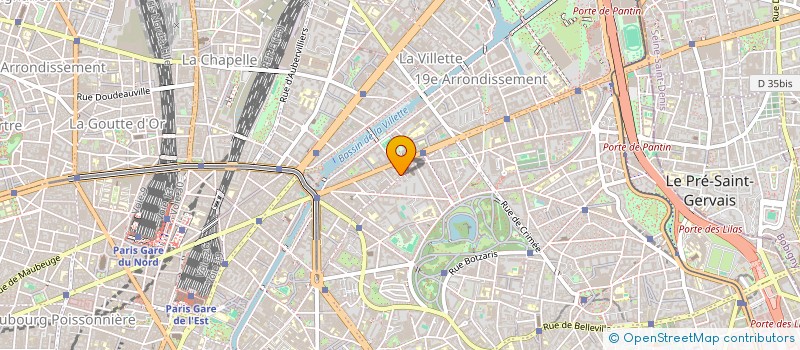 localisation de l'entreprise BATI TRAVAUX  PARIS