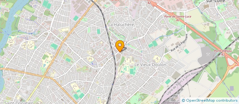 localisation de l'entreprise BATI TRAVAUX  NANTES