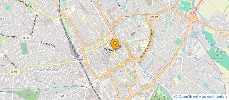 localisation de l'entreprise BATI-TROYES à TROYES