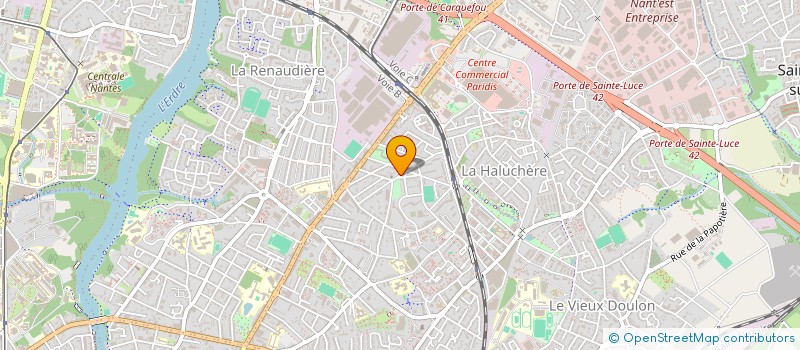 localisation de l'entreprise BATI UNIVERS à NANTES