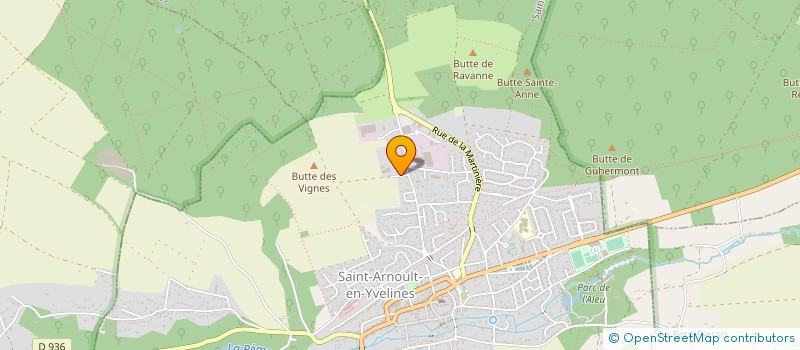 localisation de l'entreprise BATI UNIVERS à SAINT-ARNOULT-EN-YVELINES