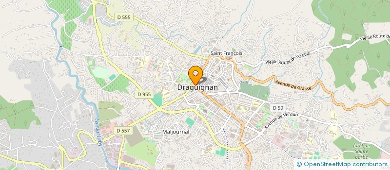 localisation de l'entreprise BATI V.P. à DRAGUIGNAN