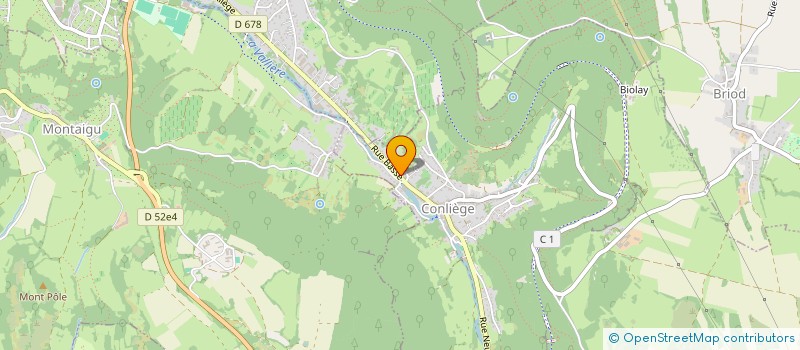 localisation de l'entreprise BATI VAL à CONLIEGE