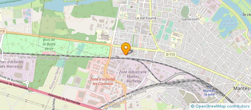 localisation de l'entreprise BATI VAL  MANTES-LA-JOLIE