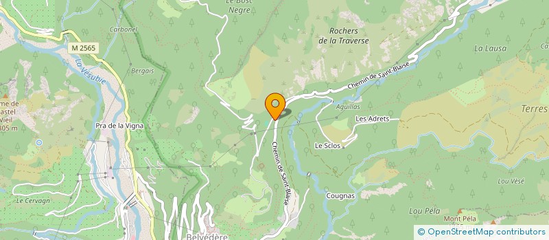 localisation de l'entreprise BATI VALLEE à ROQUEBILLIERE