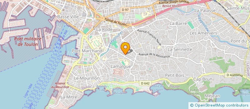 localisation de l'entreprise BATI VAR RENOVATION  TOULON