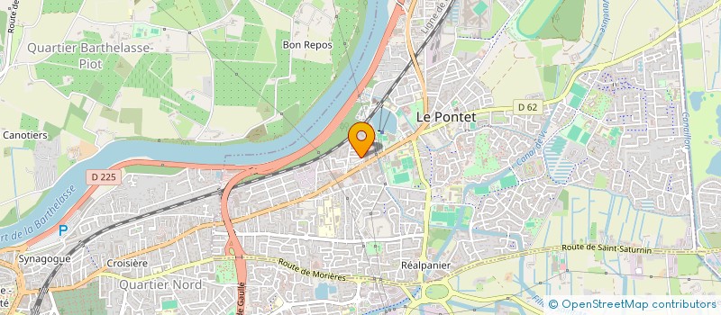 localisation de l'entreprise BATI VAUCLUSE  LE PONTET