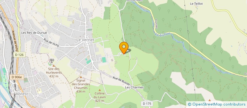 localisation de l'entreprise BATI VERNET DIAGNOSTICS  LE VERNET