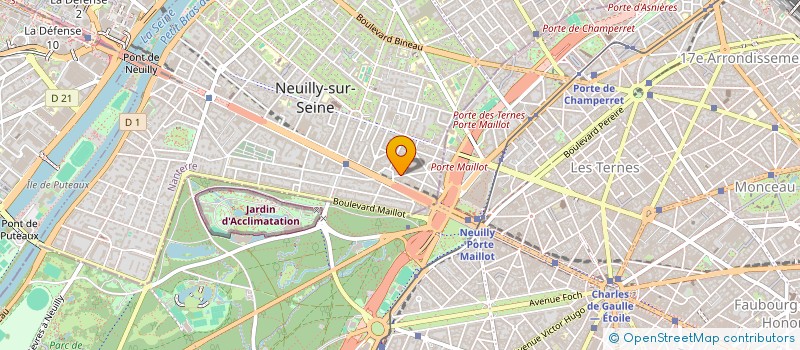 localisation de l'entreprise BATI-VERT+ à NEUILLY-SUR-SEINE