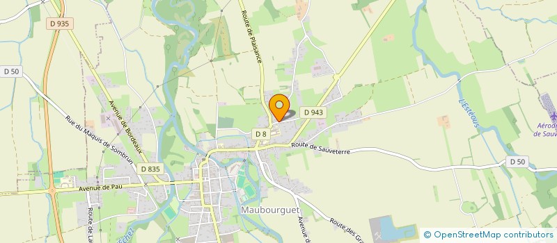 localisation de l'entreprise BATI VERT FORMATION  MAUBOURGUET