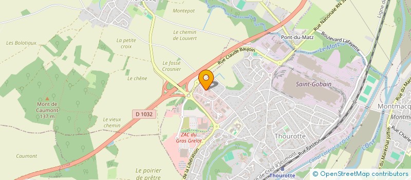 localisation de l'entreprise BATI VIDEO ET CONSEILS  THOUROTTE