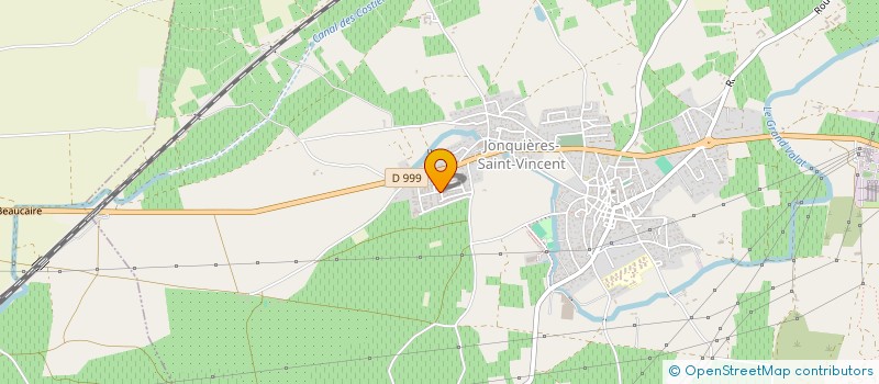 localisation de l'entreprise BATI VISION  JONQUIERES-SAINT-VINCENT