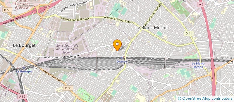 localisation de l'entreprise BATI YAL à DRANCY
