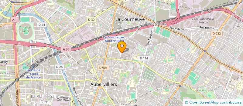 localisation de l'entreprise BATI YANG à LA COURNEUVE