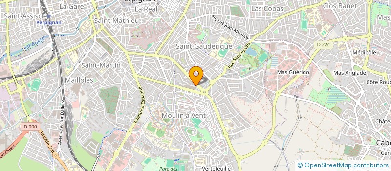 localisation de l'entreprise BATI ZENGER  PERPIGNAN