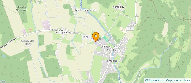 localisation de l'entreprise BATI ZENILYS à MEILLONNAS