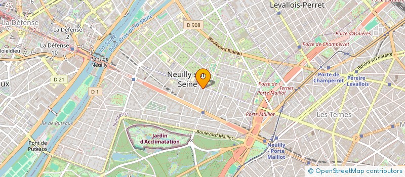 localisation de l'entreprise BATI6TM à NEUILLY-SUR-SEINE