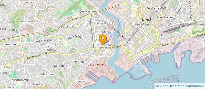 localisation de l'entreprise BATIA à BREST