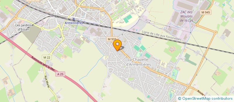 localisation de l'entreprise BATIA  LA CHAPELLE-D'ARMENTIERES