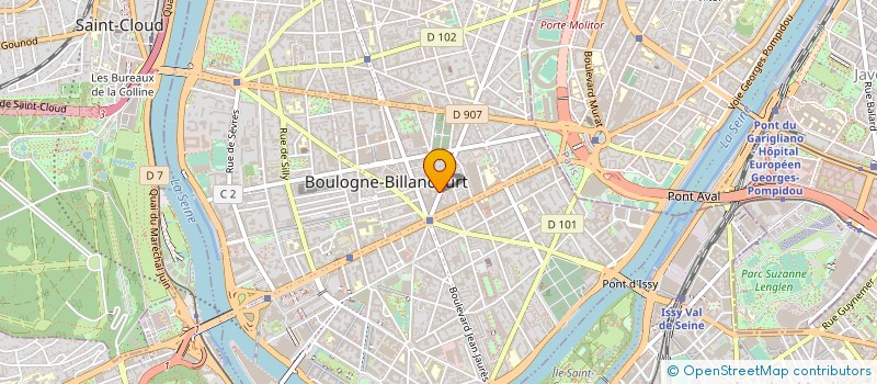 localisation de l'entreprise BATIACTU GROUPE à BOULOGNE-BILLANCOURT