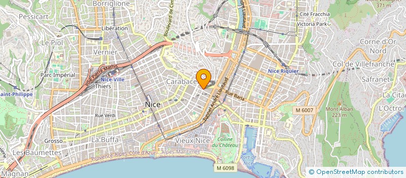 localisation de l'entreprise BATIATUS à NICE
